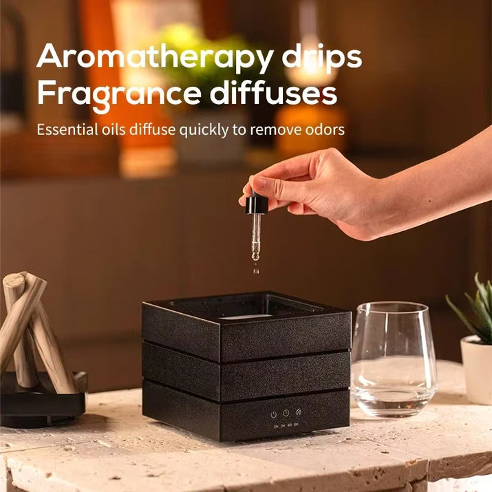 Transform Your Space with the 280Ml Flame Aroma Diffuser - USB Air Humidifier with Colorful Atmosphere Light and Remote Control