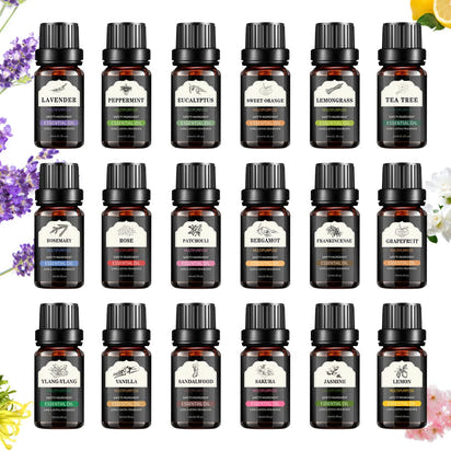 10Ml/0.3Fl.Oz Single Bottle of Plant Essential Oil Face and Body Skin Care Essential Oil Massage Essence Oil