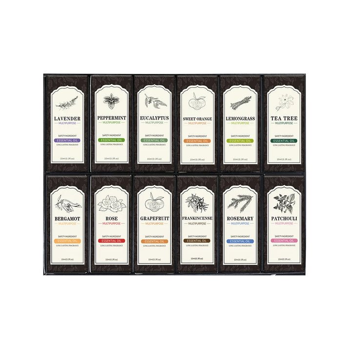 10Ml/0.3Fl.Oz Single Bottle of Plant Essential Oil Face and Body Skin Care Essential Oil Massage Essence Oil