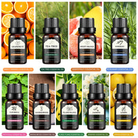 10Ml/0.3Fl.Oz Single Bottle of Plant Essential Oil Face and Body Skin Care Essential Oil Massage Essence Oil